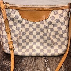 LOUIS VUITTON Damier Azur Siracusa PM
